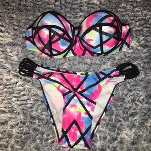 Women’s Triangle Multicolored Bikini